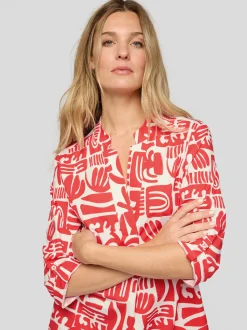 RABE Damen Kleid in weiß orange