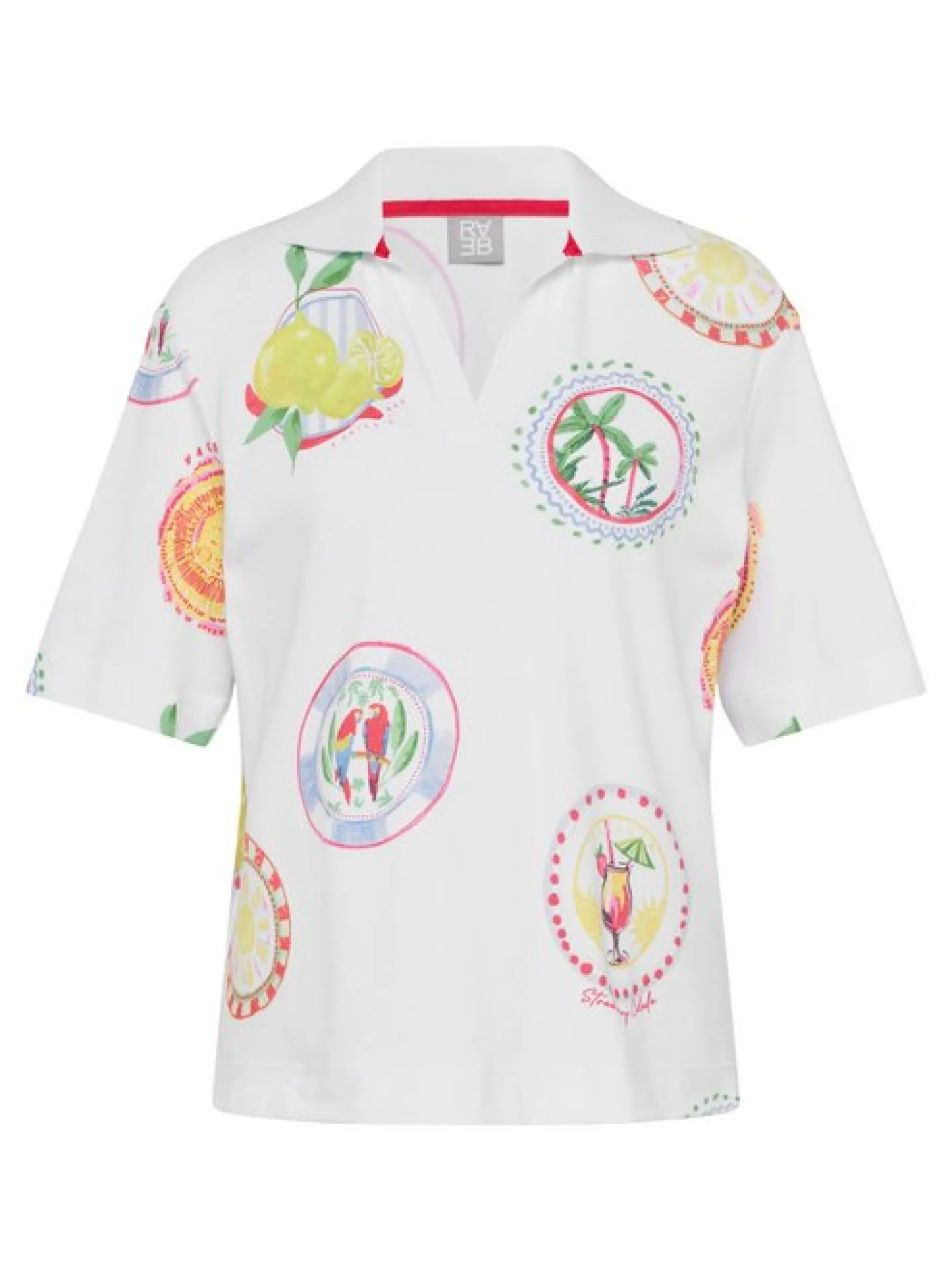 RABE Damen Poloshirt in weiß