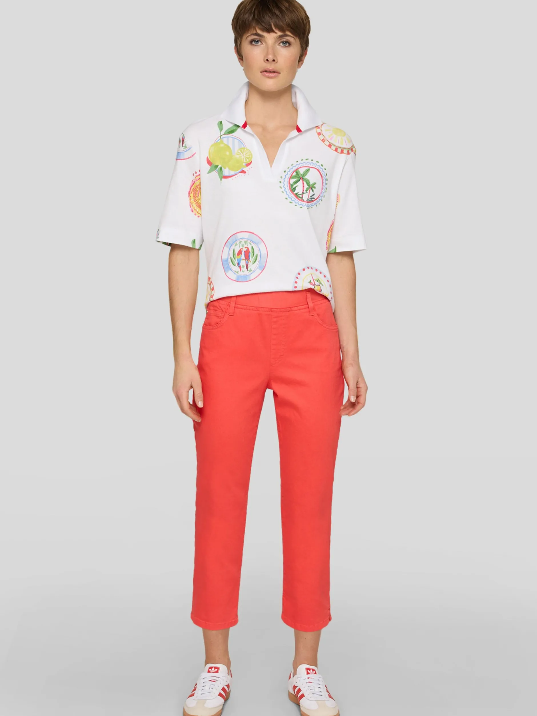 RABE Damen Poloshirt in weiß