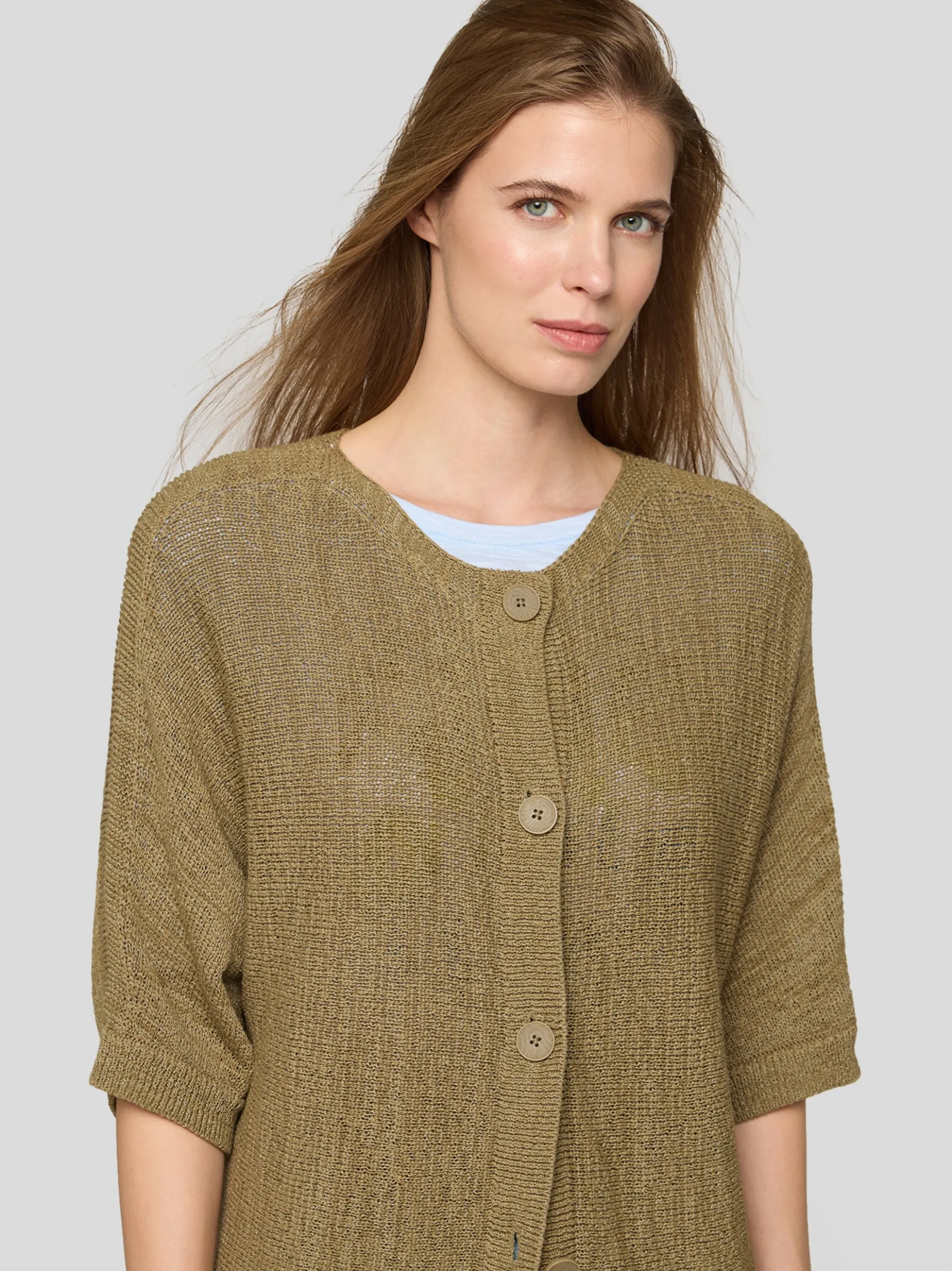 RABE Damen Strickjacke in grün