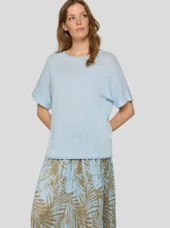 RABE Damen Strickshirt in hellblau