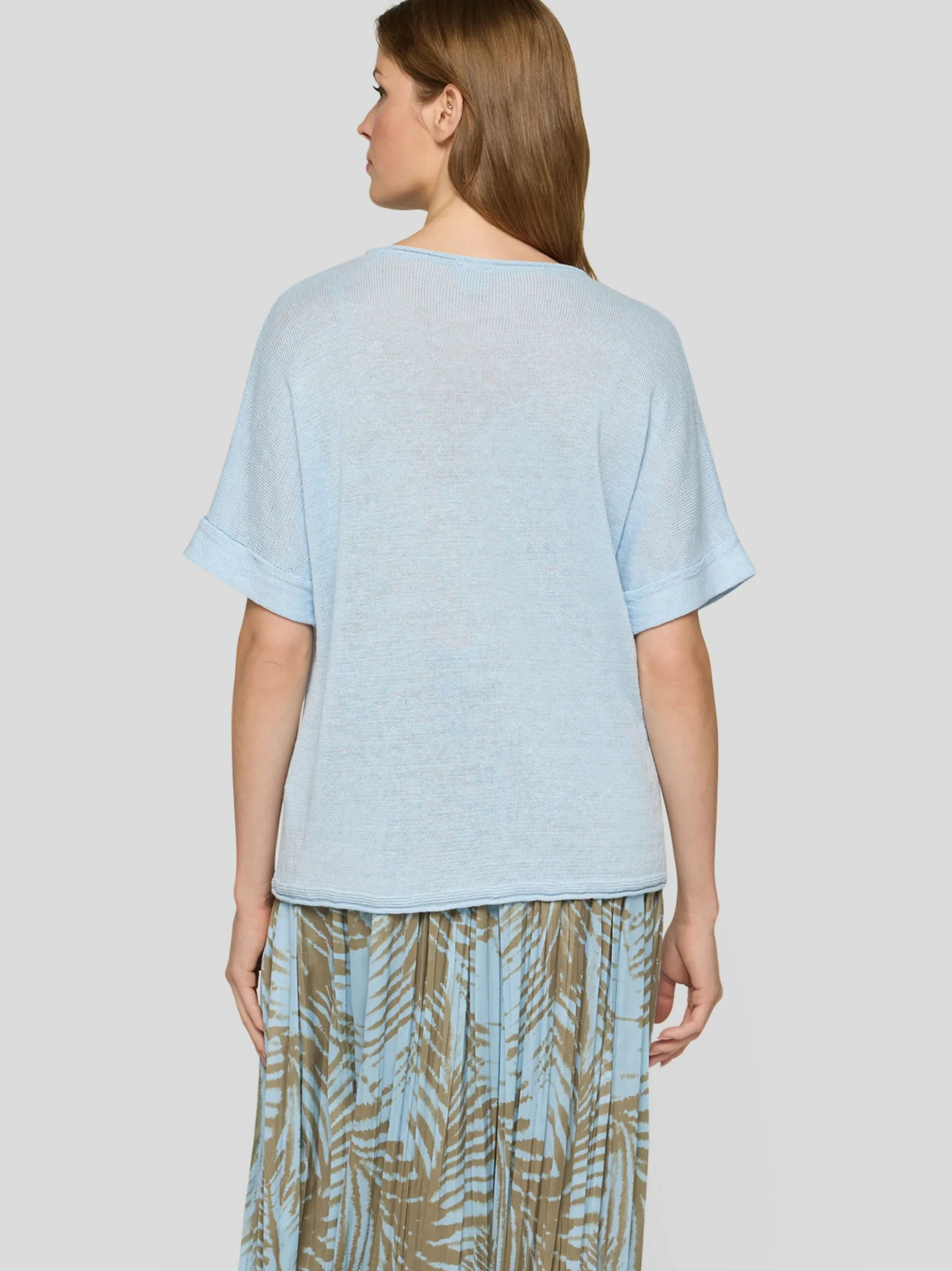 RABE Damen Strickshirt in hellblau