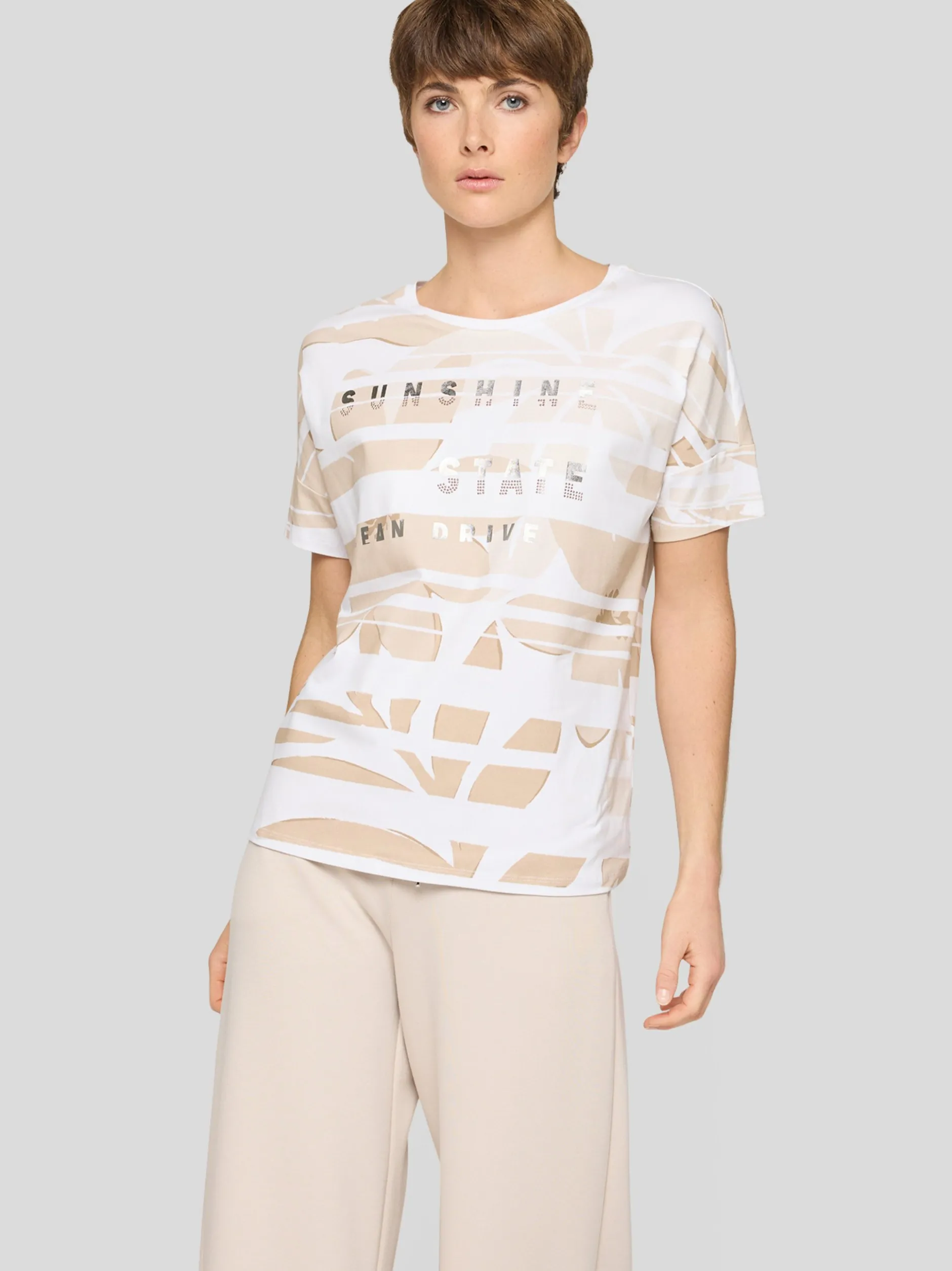 RABE Damen T-Shirt in beige