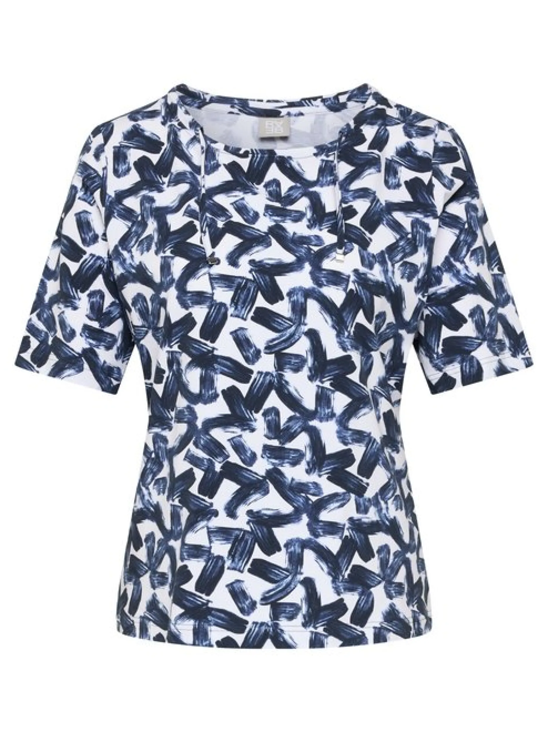 RABE Damen T-Shirt in blau weiß