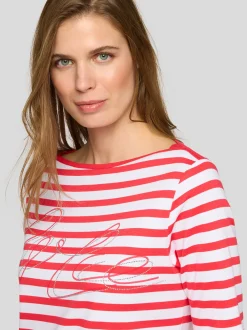 RABE Damen T-Shirt in koralle weiß