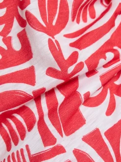 RABE Damen T-Shirt in koralle weiß