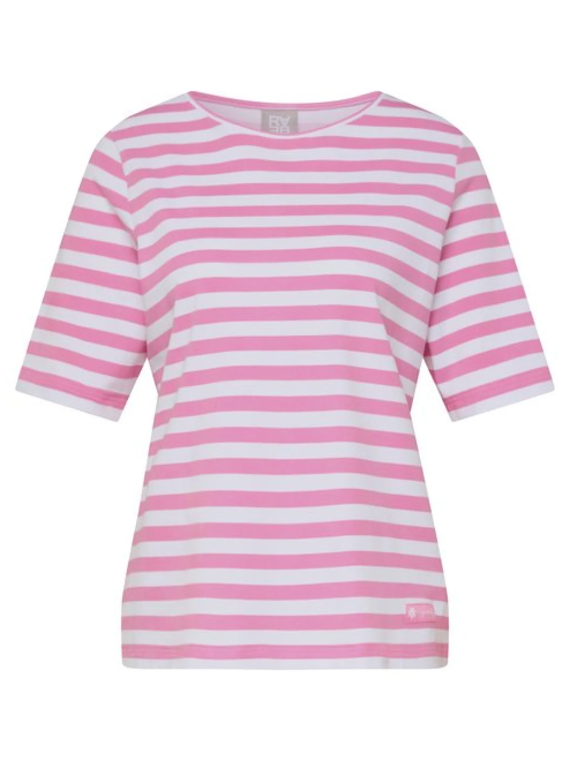 RABE Damen T-Shirt in rosa weiß