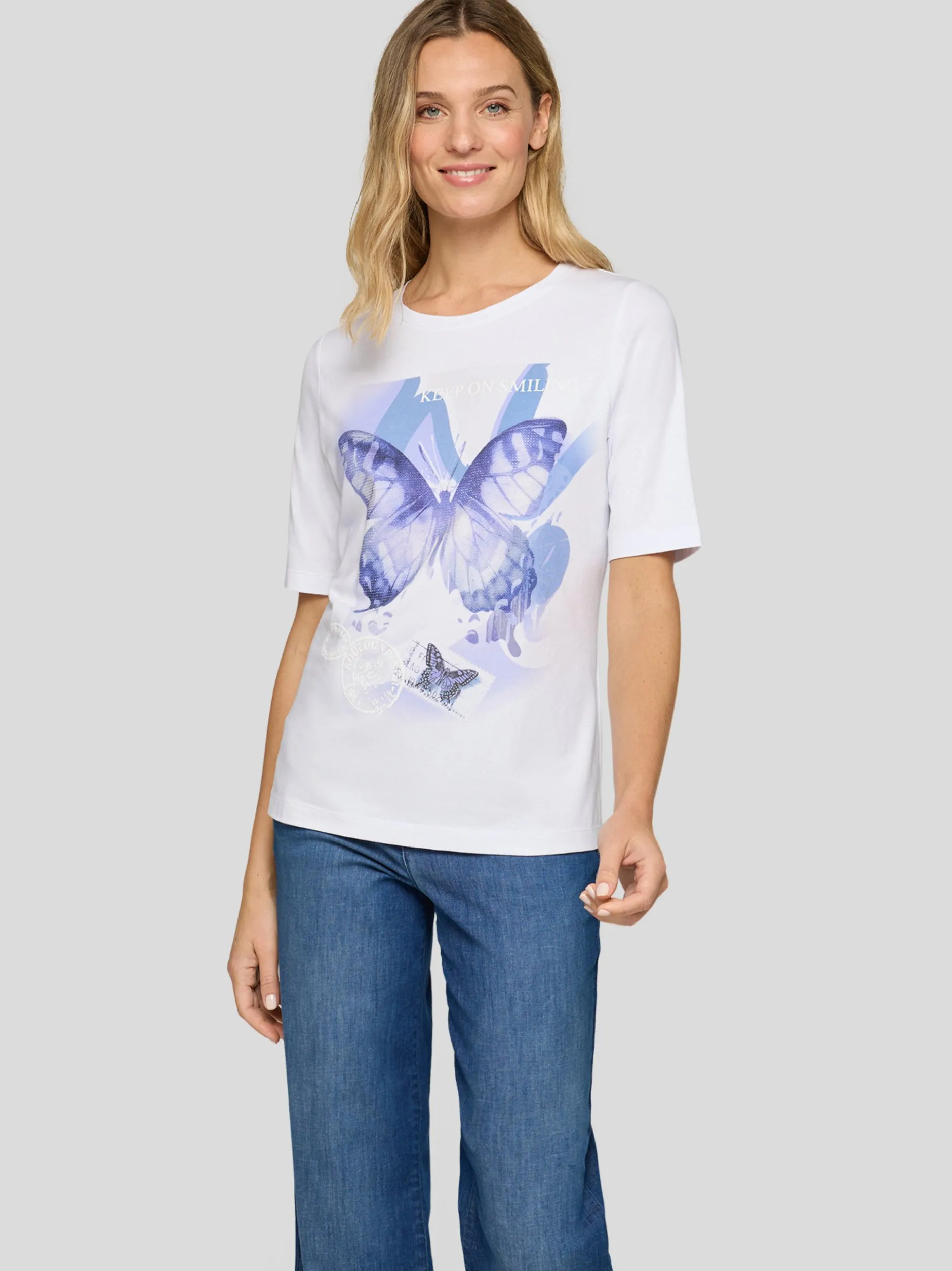RABE Damen T-Shirt in weiß