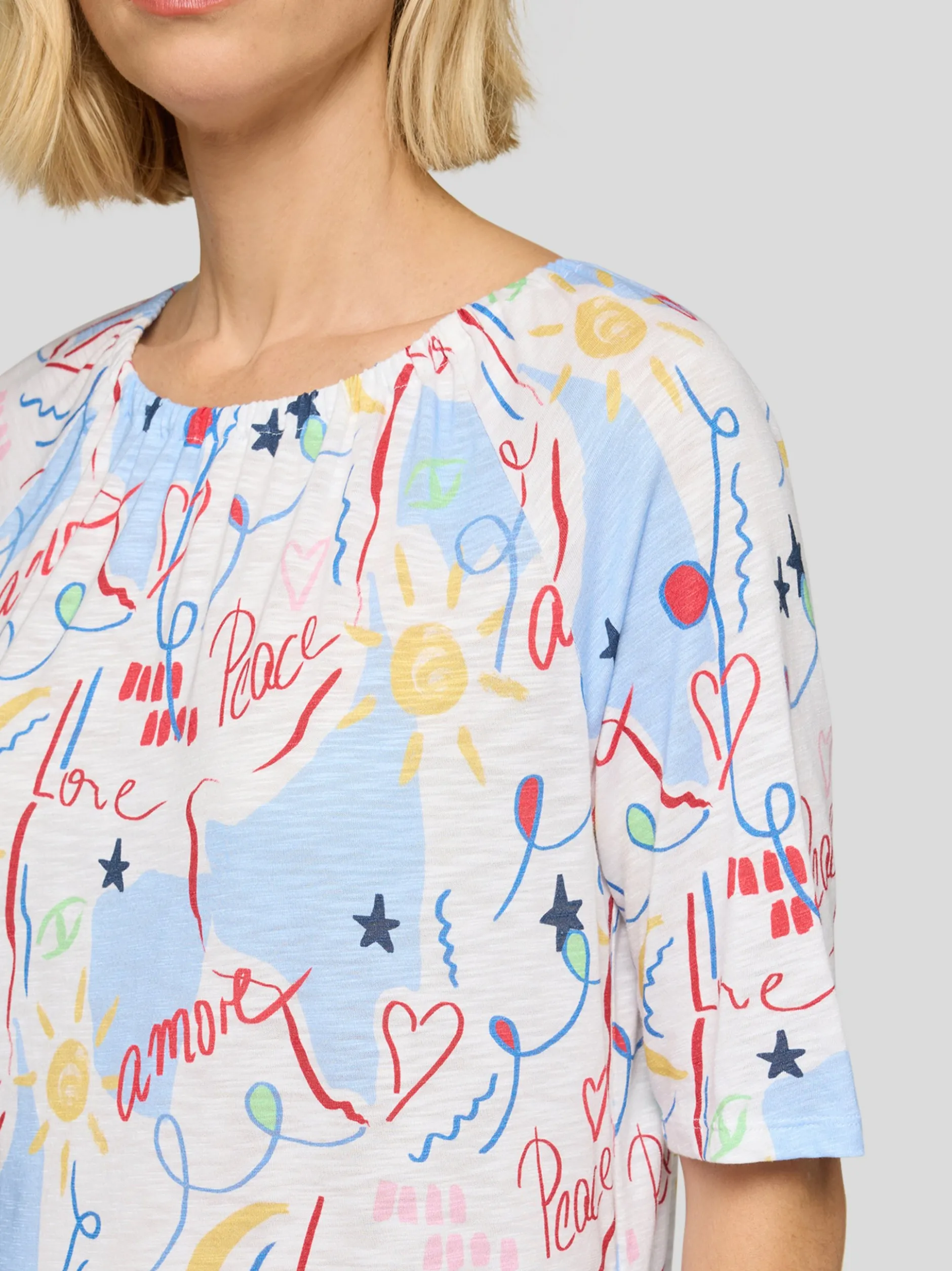 RABE Damen T-Shirt in weiß