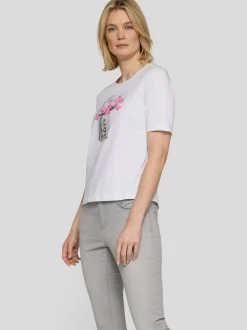 RABE Damen T-Shirt in weiß mehrfarbig