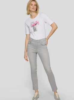 RABE Damen T-Shirt in weiß mehrfarbig