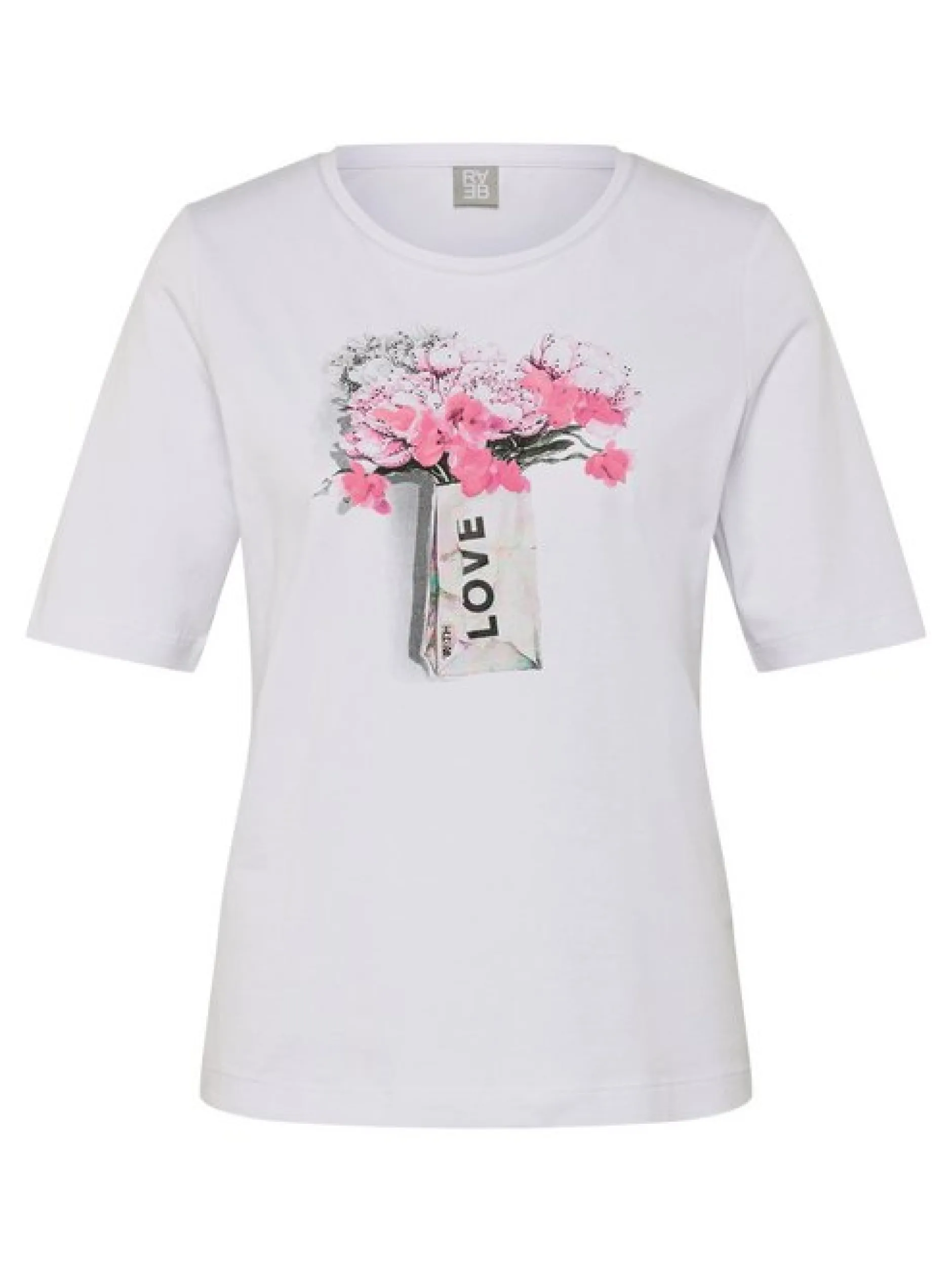 RABE Damen T-Shirt in weiß mehrfarbig