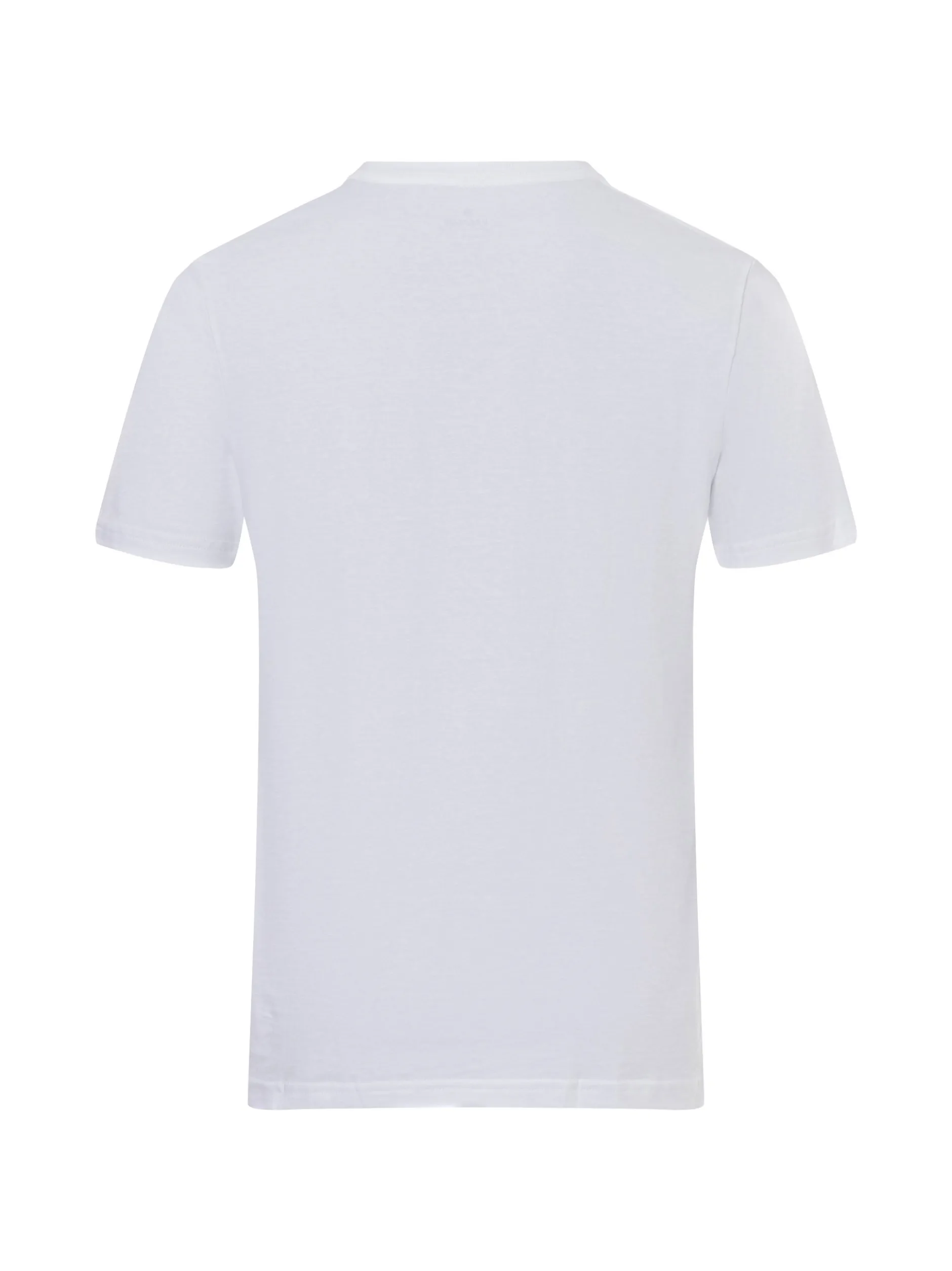 Ragman Herren Doppelpack T-Shirt in weiß
