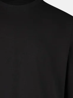 Ragman Herren Langarmshirt im 3er-Pack in schwarz