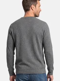 Ragman Herren Langarmshirt im 3er-Pack in grau