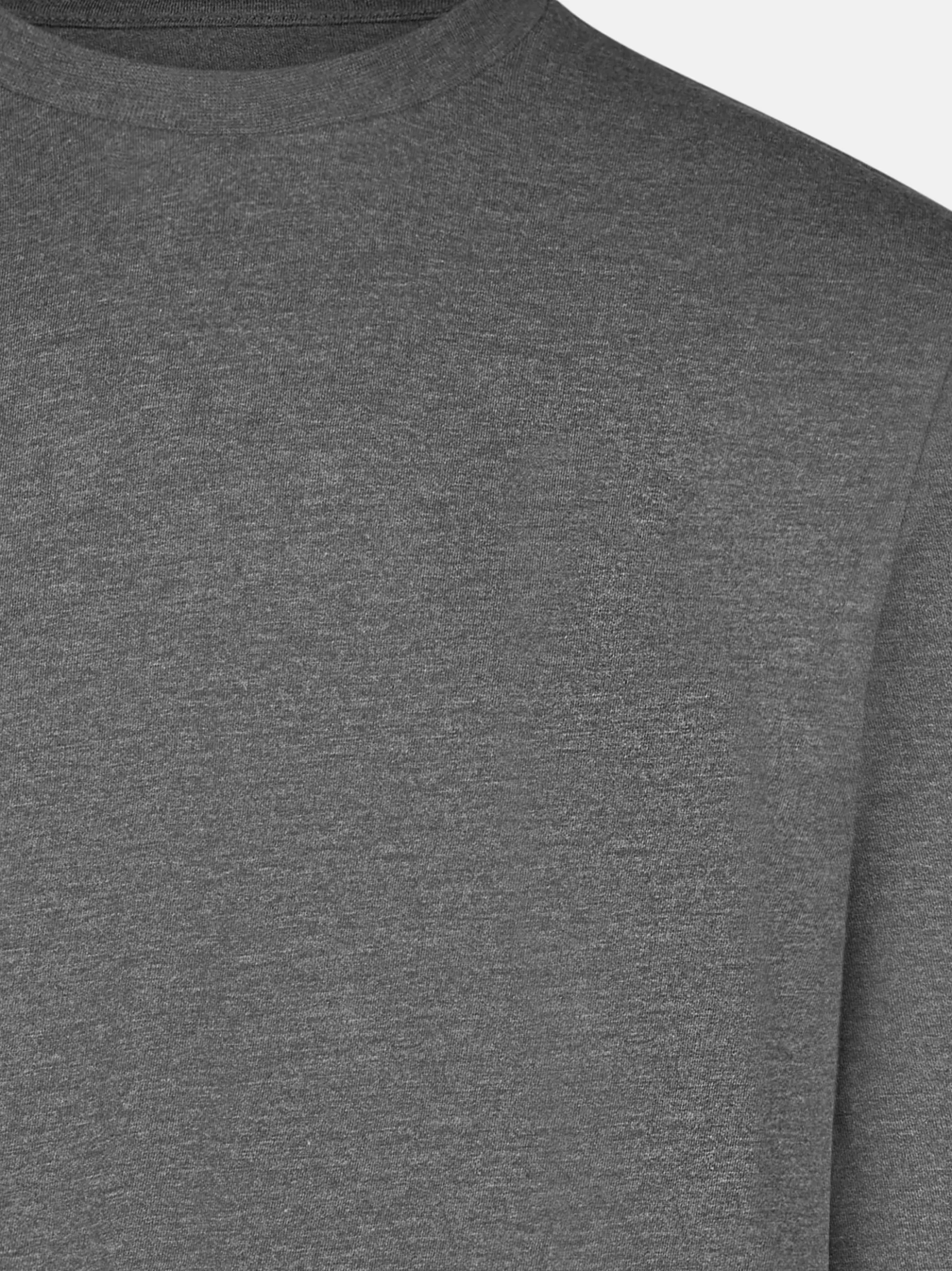 Ragman Herren Langarmshirt im 3er-Pack in grau