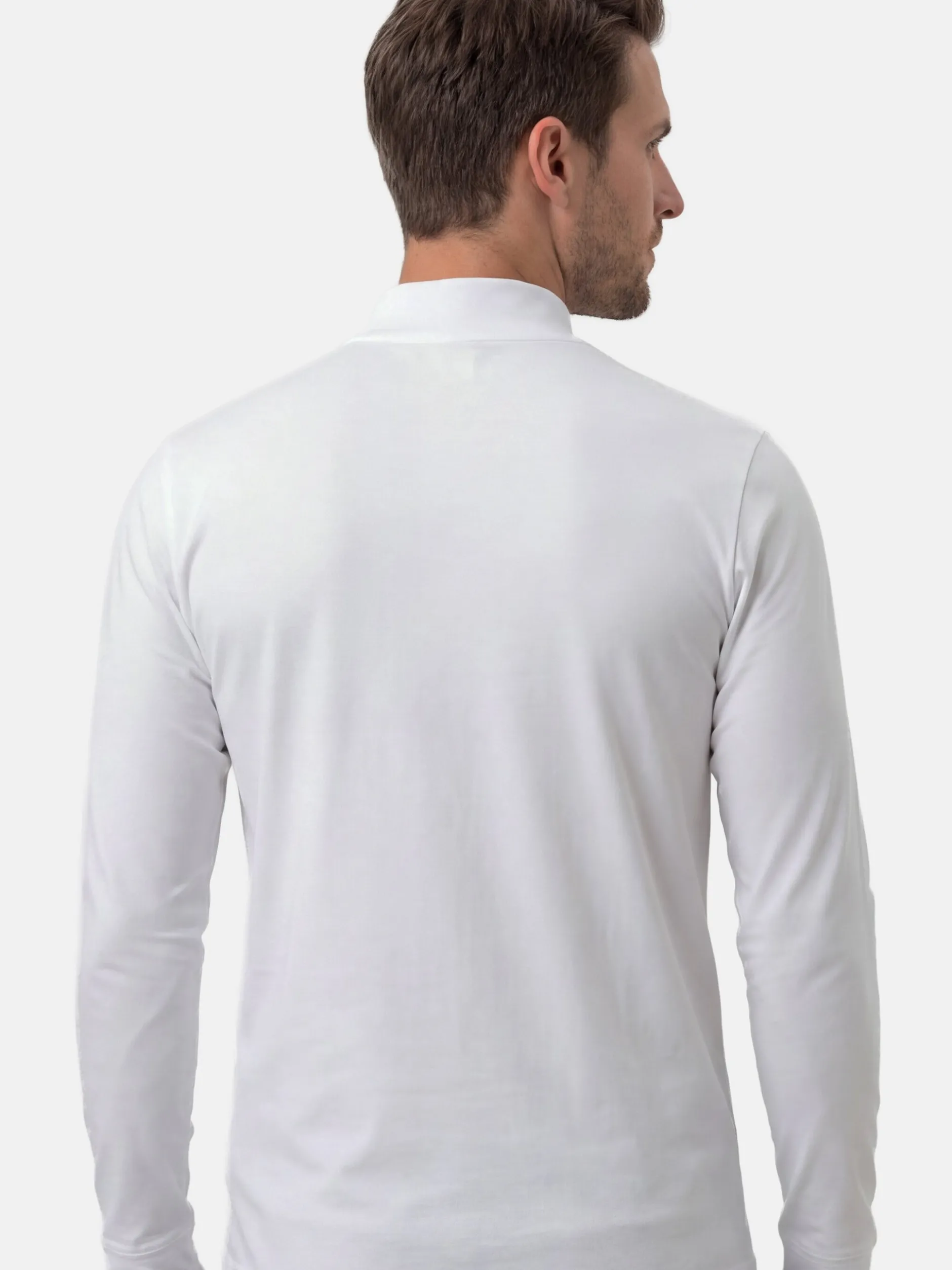 Ragman Herren Langarmshirt im 3er-Pack in mehrfarbig