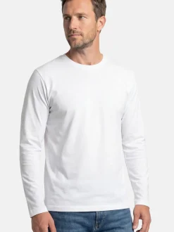 Ragman Herren Langarmshirt im 3er-Pack in mehrfarbig
