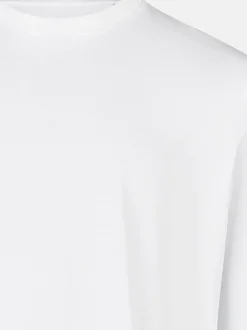 Ragman Herren Langarmshirts im 2er-Pack in weiß