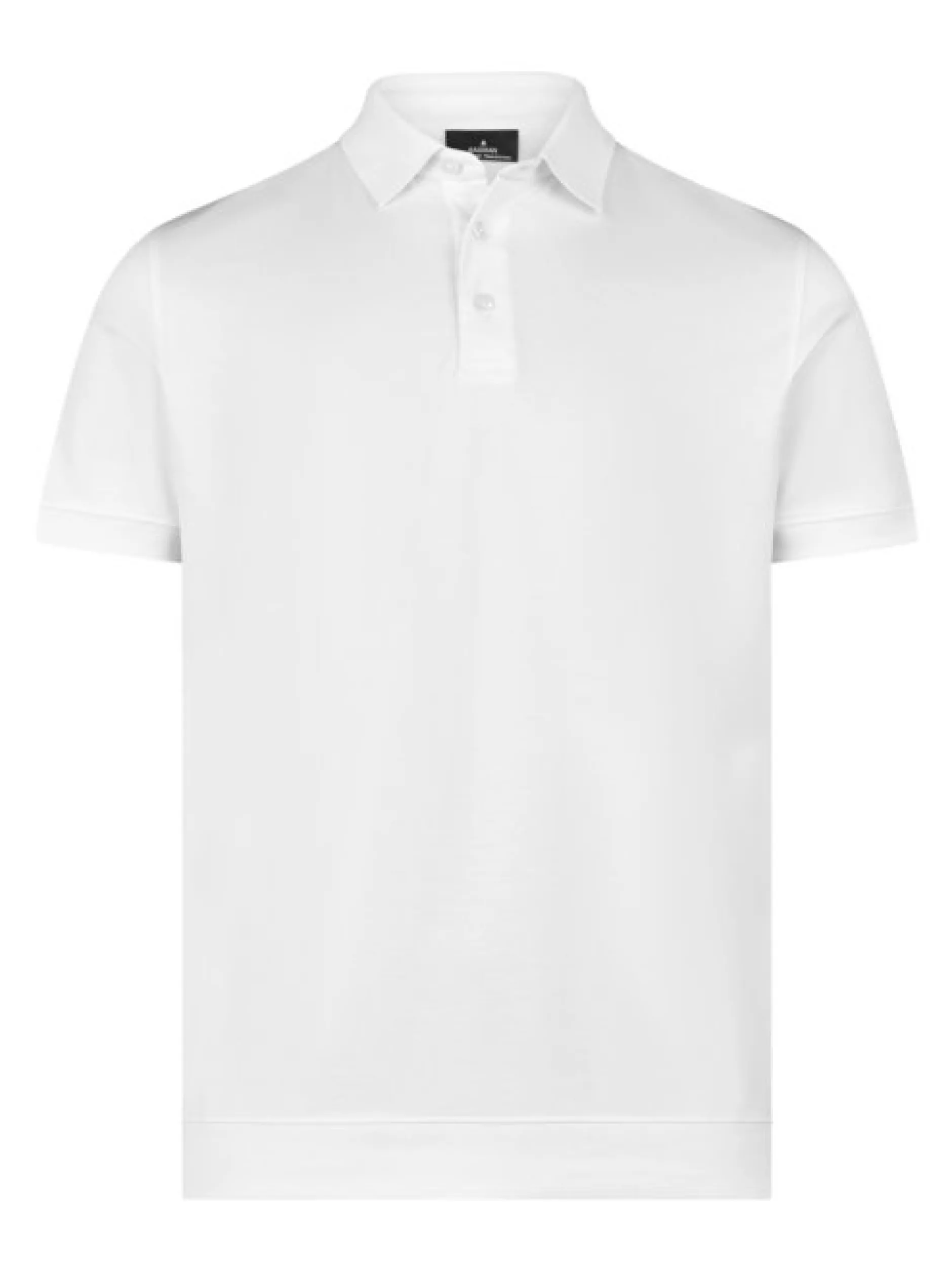 Ragman Herren Poloshirt - Basic in weiß