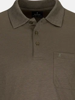 Ragman Herren Poloshirt im 2er-Pack in mehrfarbig