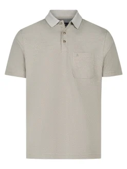 Ragman Herren Poloshirt in beige