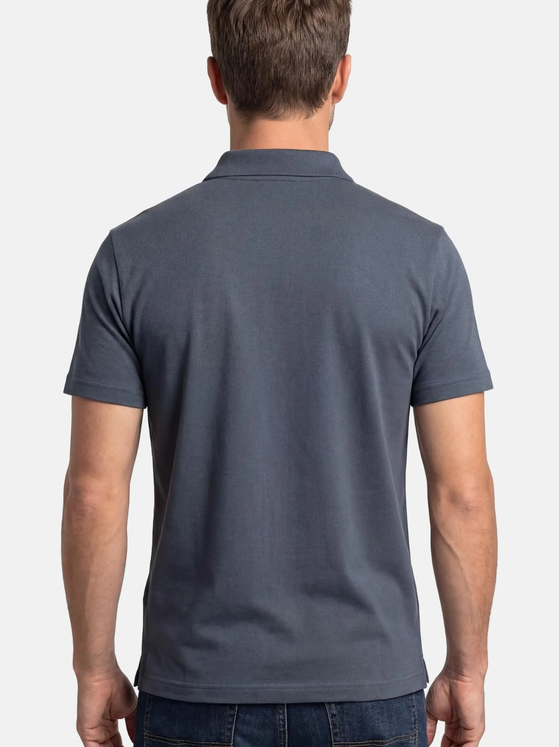 Ragman Herren Poloshirt in blau