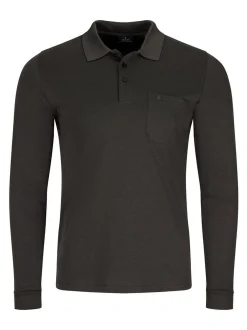 Ragman Herren Poloshirt in grau