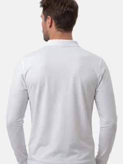 Ragman Herren Poloshirt in weiß