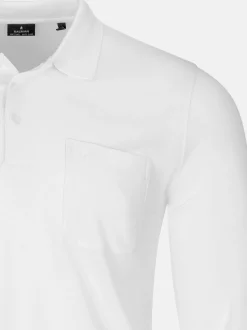 Ragman Herren Poloshirt in weiß