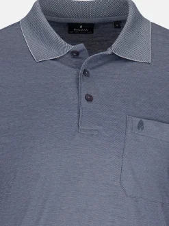 Ragman Herren Poloshirts im 3er-Pack in blau