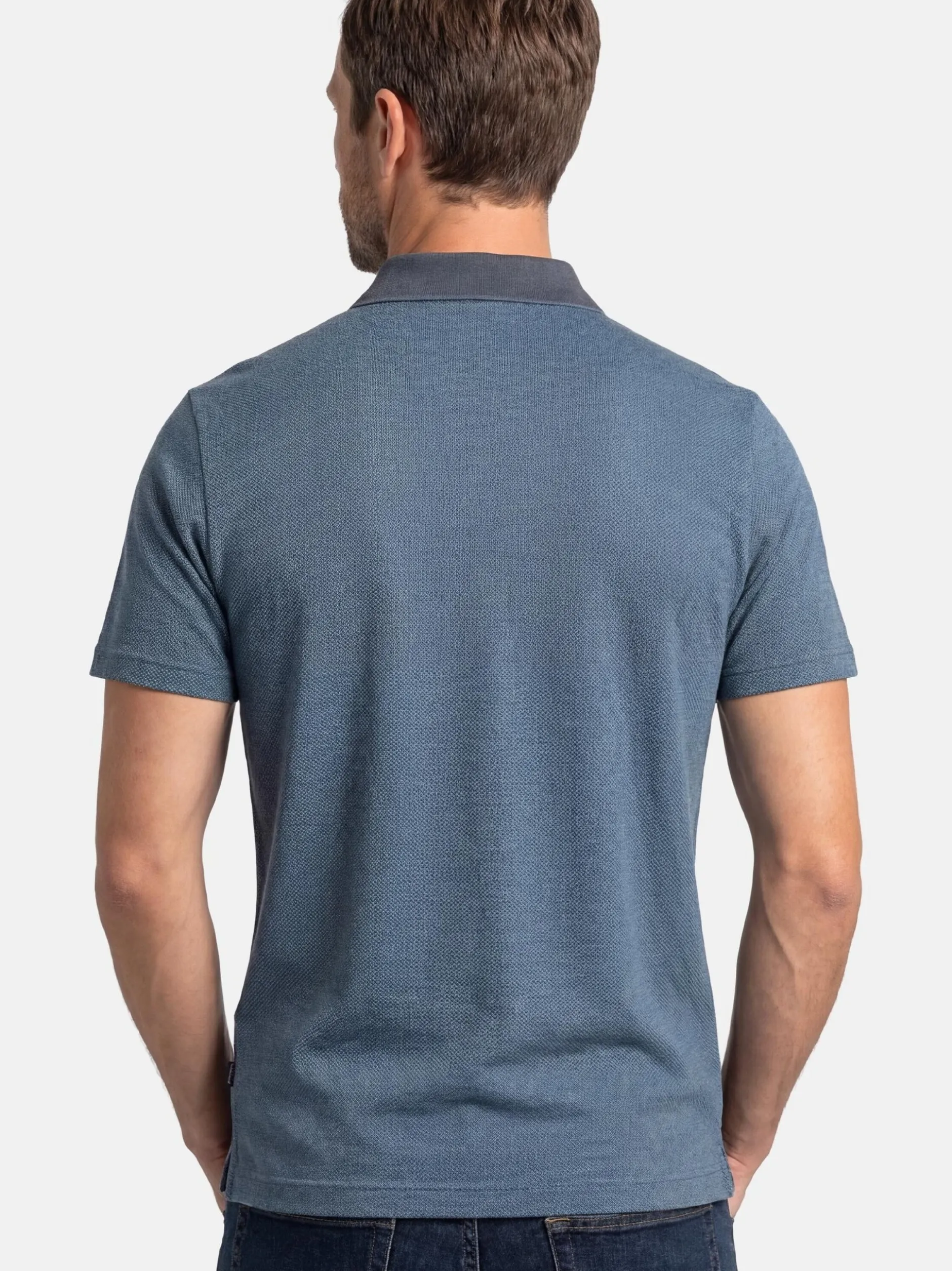 Ragman Herren Poloshirts im 2er-Pack in mehrfarbig