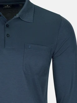Ragman Herren Poloshirts im 3er-Pack in blau