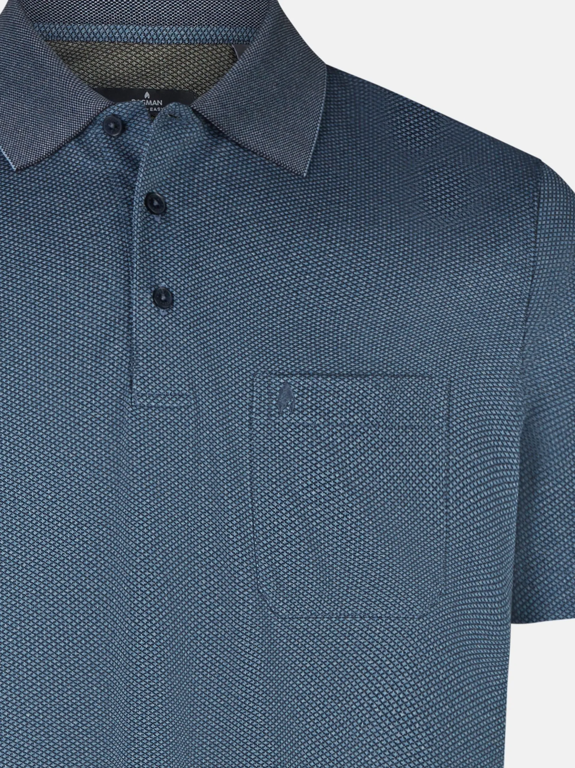 Ragman Herren Poloshirts im 2er-Pack in blau