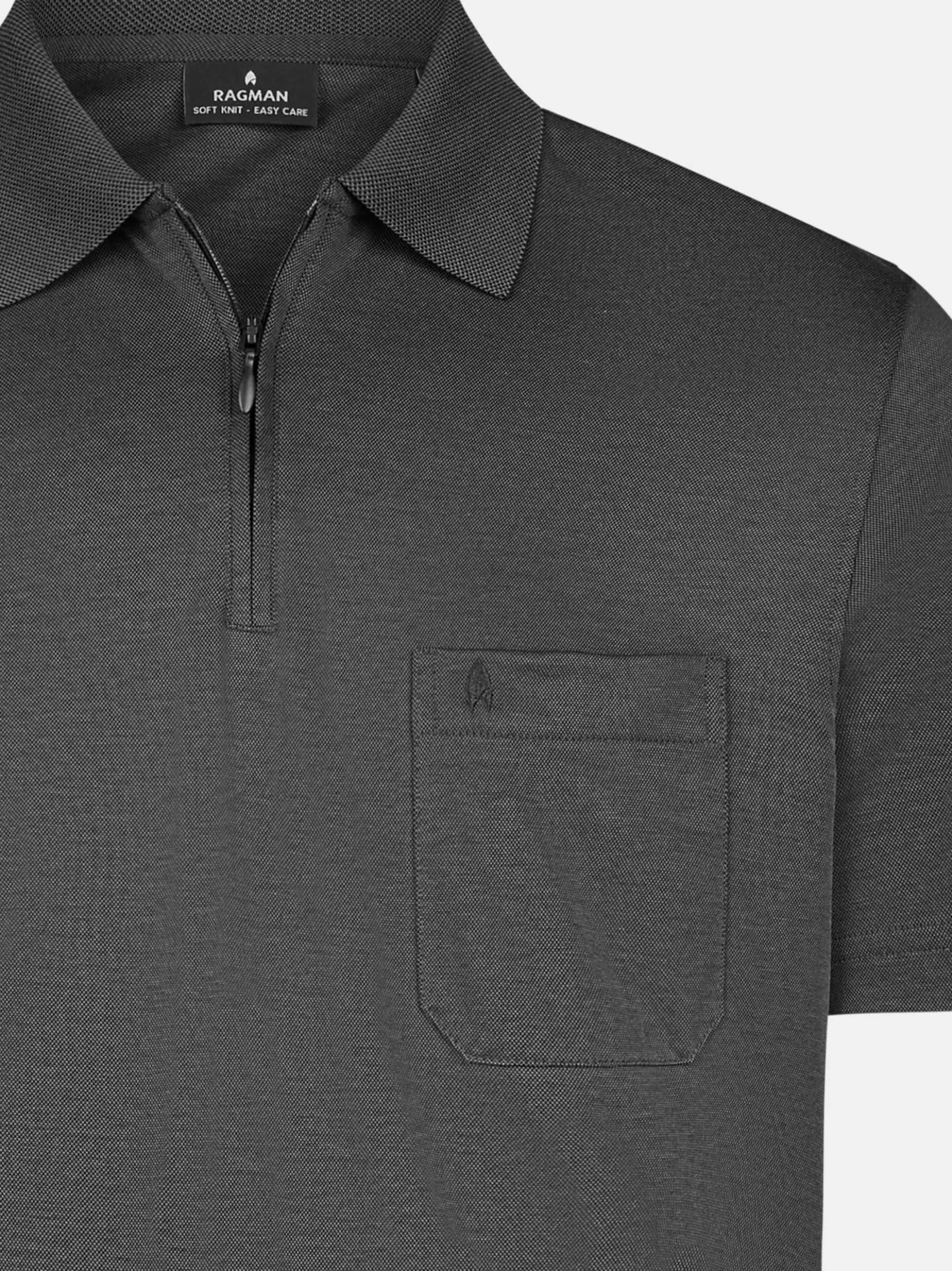 Ragman Herren Poloshirts im 2er-Pack in mehrfarbig