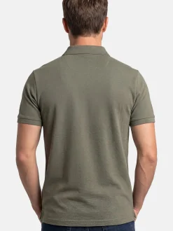 Ragman Herren Poloshirts im 2er-Pack in oliv