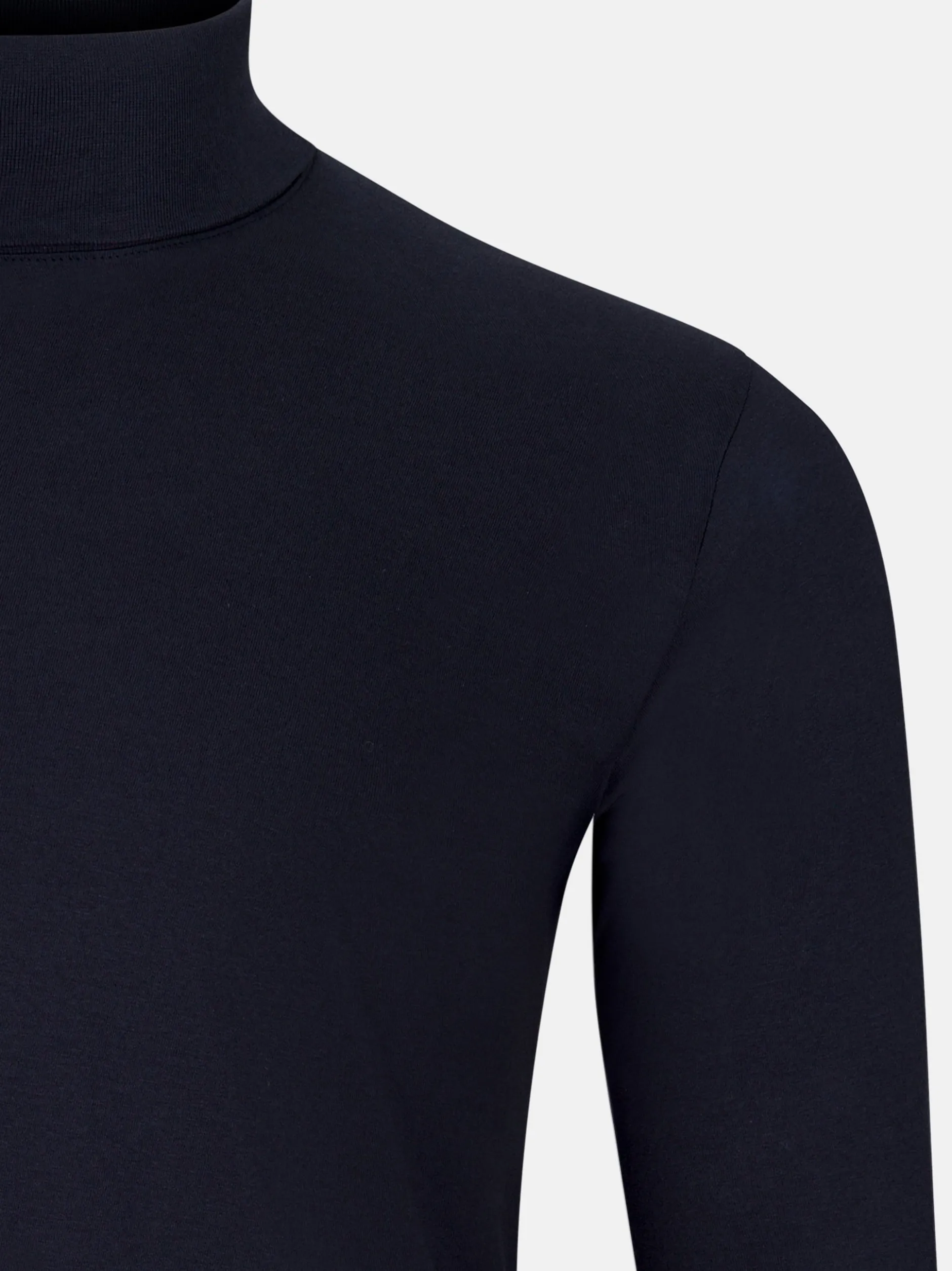 Ragman Herren Rollkragenshirts im 3er-Pack in blau