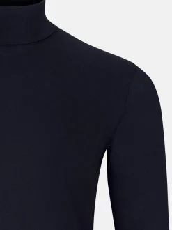 Ragman Herren Rollkragenshirts im 2er-Pack in blau