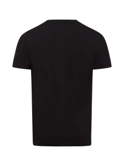 Ragman Herren T-Shirt im 2er-Pack - Body Fit in schwarz