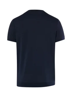 Ragman Herren T-Shirt in marine - Ausschnitt: Rundhals