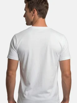 Ragman Herren Unterhemden im 4er-Pack in weiß