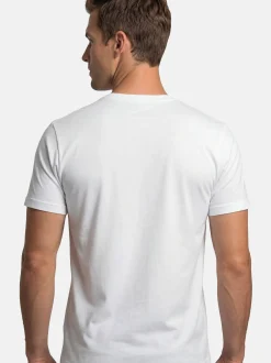 Ragman Herren Unterziehshirts im 2er-Pack in weiß