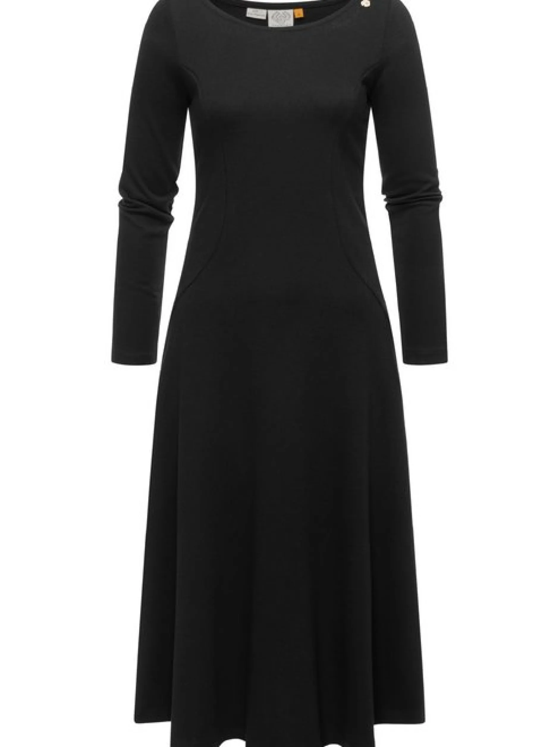 Ragwear Damen A-Linien-Kleid - Appero Long in schwarz
