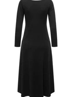 Ragwear Damen A-Linien-Kleid - Appero Long in schwarz