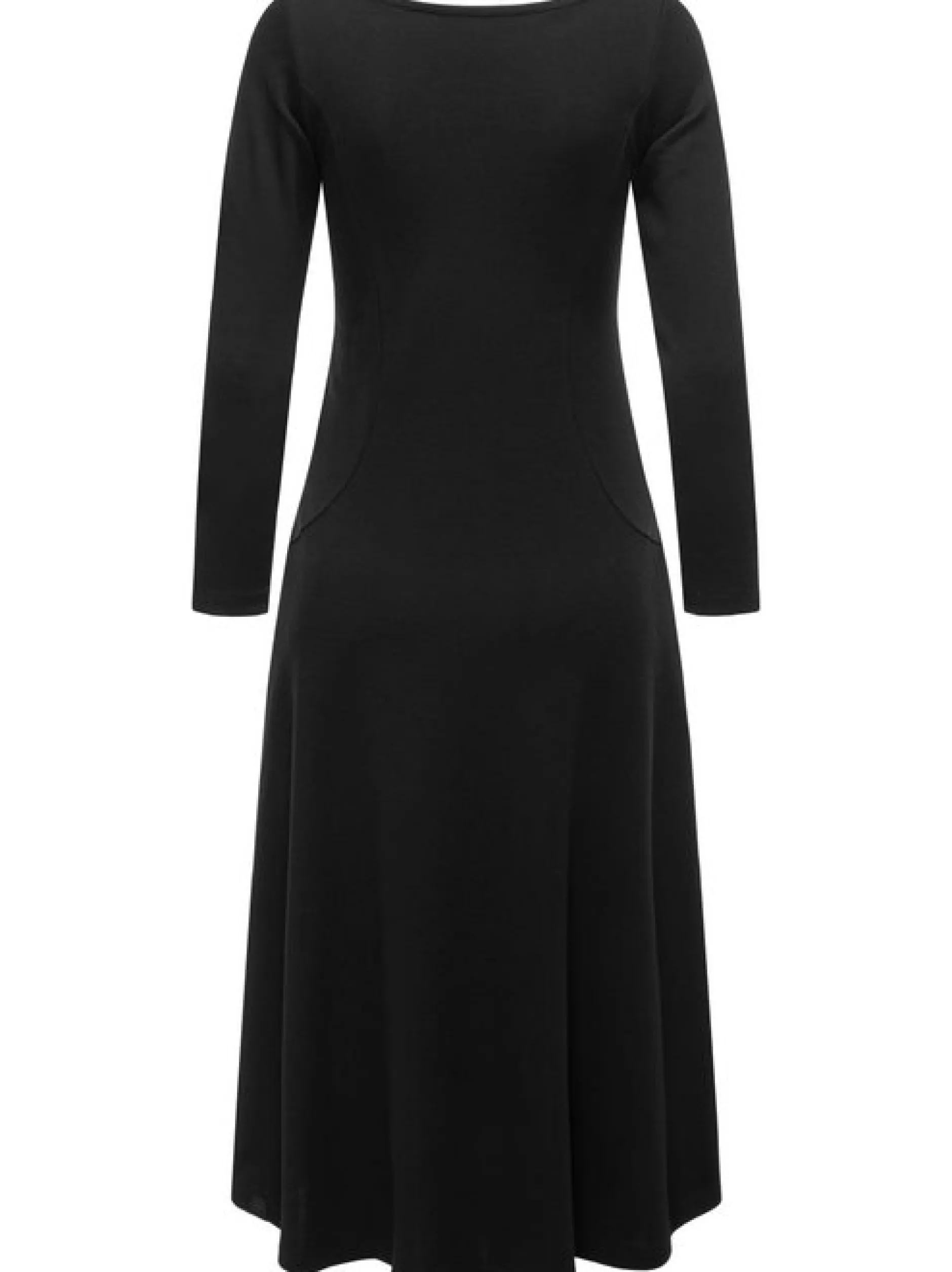 Ragwear Damen A-Linien-Kleid - Appero Long in schwarz