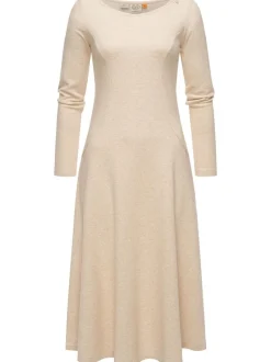 Ragwear Damen A-Linien-Kleid - Appero Long in beige