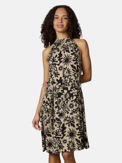 Ragwear Damen A-Linien-Kleid - Angylee Print YOUMODO in sand