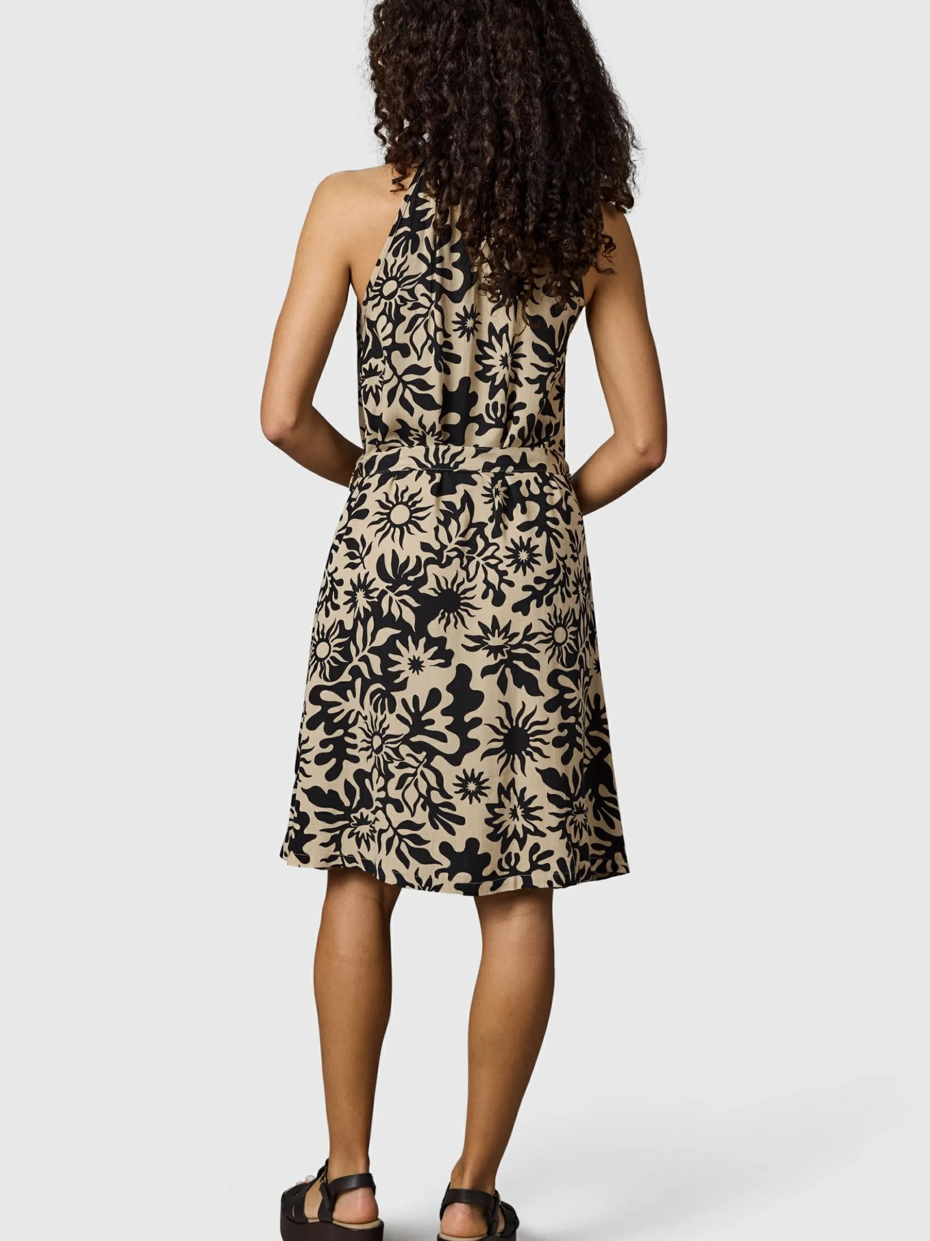 Ragwear Damen A-Linien-Kleid - Angylee Print YOUMODO in sand