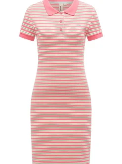 Ragwear Damen A-Linien-Kleid - Colaro Stripes Dress YOUMODO in pink