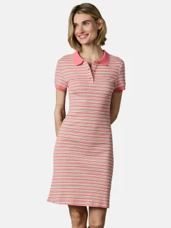 Ragwear Damen A-Linien-Kleid - Colaro Stripes Dress YOUMODO in pink